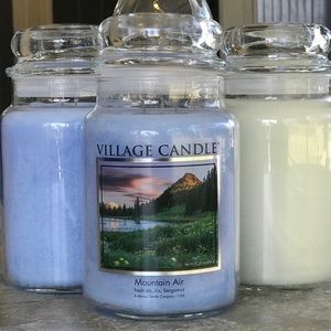 Village Candle Mountain Air 26-oz 2-Wick Jar, New
